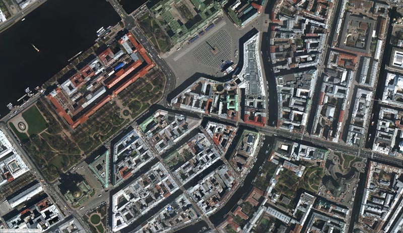 Геокоминвест - Цифровой ортофотоплан Санкт-Петербурга с размером пикселя на местности – 0.12 м